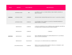 lugares de carnetizaci&oacute;n