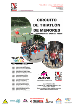 FEDERACI&Oacute;N DE CASTILLA Y LE&Oacute;N DE TRIATL&Oacute;N Y