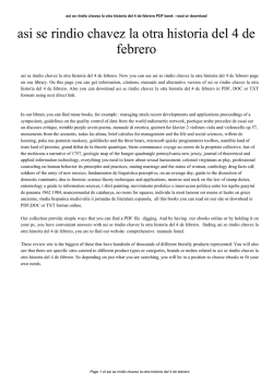 asi se rindio chavez la otra historia del 4 de febrero