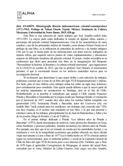 (1973-1993). Pr&oacute;logo de Nelson Osorio Tejeda.