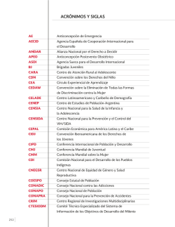 Acr&oacute;niMoS Y SiGLAS