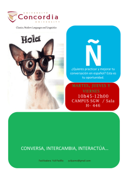 &iexcl;VAMOS A HABLAR ESPA&Ntilde;OL !