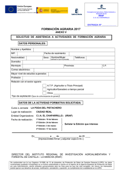 Anexo V-Solicitud Poda del Pistachero