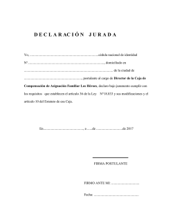 declar ac i &oacute; njurada