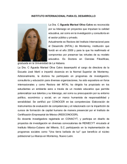 Curriculum - Instituto INTAL