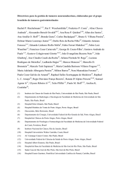 Directrices para la gesti&oacute;n de tumores neuroendocrinos