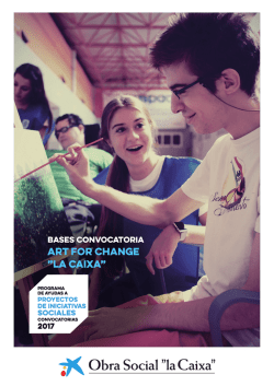 art for change - Obra Social "la Caixa"