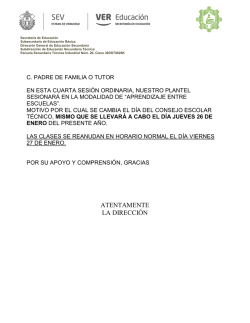 ATENTAMENTE LA DIRECCI&Oacute;N