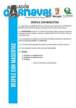 bases desfile de mascotas