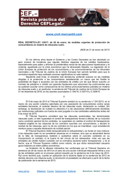 Real Decreto Ley 1/2017