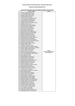examen de admision ordinario 2017 relacion de postulantes