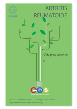 Artritis Reumatoide - Educaci&oacute;n para la Salud