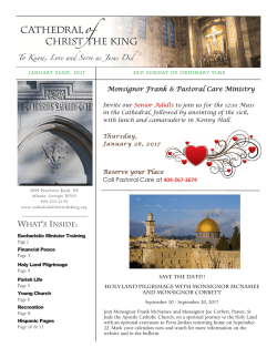 Bulletin - Cathedral of Christ the King