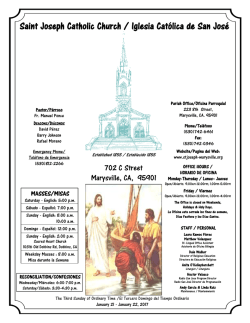 Saint Joseph Catholic Church / Iglesia Cat&oacute;lica de San Jos&eacute;