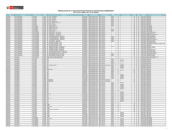Amazonas &ndash; &Aacute;ncash &ndash; Apur&iacute;mac &ndash; Arequipa