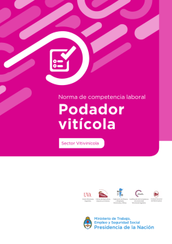 Podador vit&iacute;cola - Ministerio de Trabajo, Empleo y Seguridad Social
