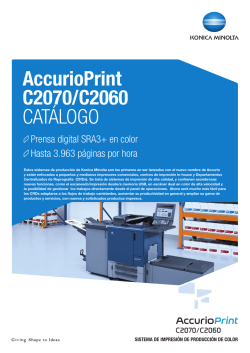 AccurioPrint C2070/C2060 CAT&Aacute;LOGO