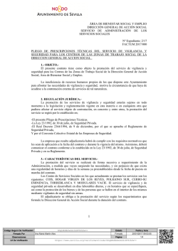 &Aacute;REA DE BIENESTAR SOCIAL Y EMPLEO DIRECCI&Oacute;N GENERAL