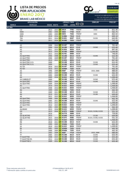 Aplicaci&oacute;n - BrakeLab M&eacute;xico