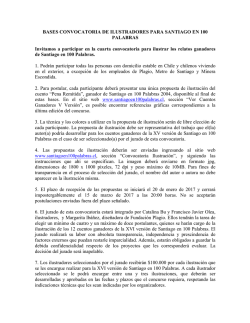 Bases - Santiago en 100 palabras