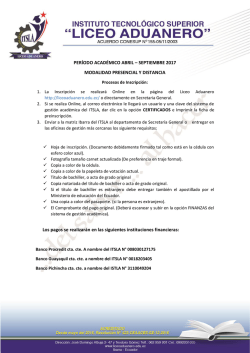 PER&Iacute;ODO ACAD&Eacute;MICO ABRIL &ndash; SEPTIEMBRE 2017 MODALIDAD