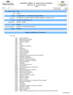 SECRETARIA GENERAL DE PLANIFICACION ECONOMICA