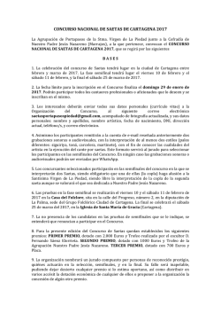 Bases Concurso Nacional de Saetas 2017