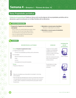 Tema: Propiedades peri&oacute;dicas