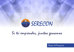 Descarga PDF Dossier informaci&oacute;n - Pon en marcha tu Franquicia