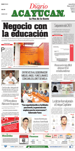 Jueves 02 de Febrero de 2017