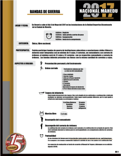 bandas de guerra 2017