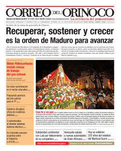 Descargar PDF - Correo del Orinoco