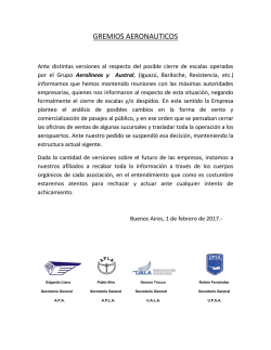 GREMIOS AERONAUTICOS