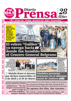 Edici&oacute;n 4154 - Martes 31 de enero de 2017