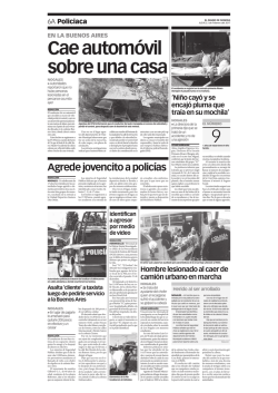 Cae autom&oacute;vil sobre una casa