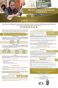 Aprovechamiento Acad&eacute;mico - UAEMex