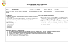 plan de area grado quinto matematicas