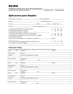 Aplicacion para Empleo