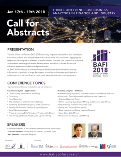 Call for Abstracts