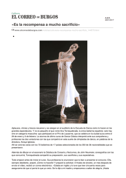 Es la recompensa a mucho sacrificio