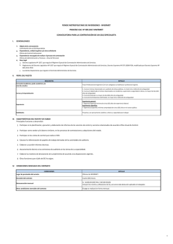invermet proceso cas n&ordm; 005-2017-invermet convocatoria para la