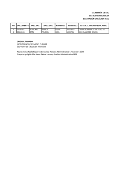 listado adicional - Secretaria de educaci&oacute;n de Florencia