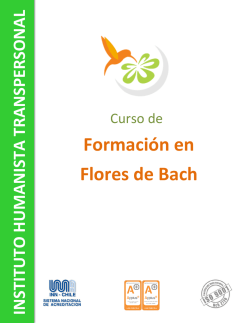 programa acad&eacute;mico - Instituto Humanista Transpersonal