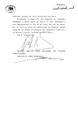 por cumplido lo ordenado, agr&eacute;guese a estos autos el o