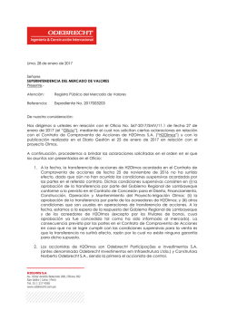 Registro P&uacute;blico del Mercado