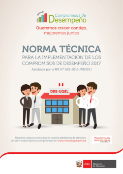 Descarga la Norma T&eacute;cnica 2017 - R.M. N.&deg; 695-2016