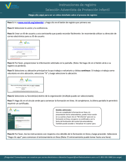 Paso 1: Ir a www.ncsrisk.org/adventist y haga clic en el bot&oacute;n de