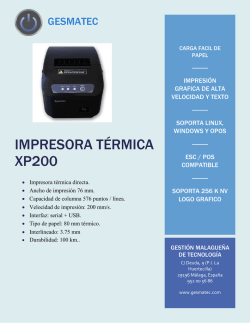 Impresoras de tickets