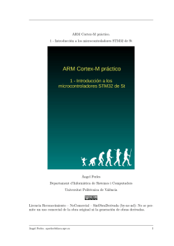ARM Cortex-M pr&aacute;ctico. 1 - Departamento de Inform&aacute;tica de