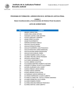Curso 1 - Instituto de la Judicatura Federal